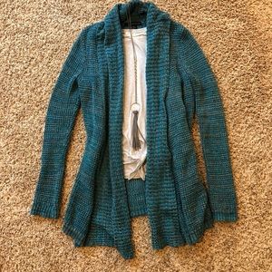 chunky knit cardigan